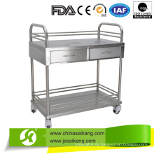 S / S Krankenhaus Instrument Behandlung Trolley mit Schubladen